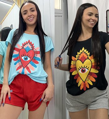 4005  - Short ribb y remera viscosa