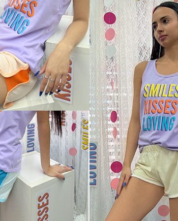 4006 - Short y Musculosa de Viscosa