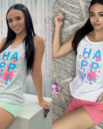 4008 - Calcita Cotton/Lycra y musculosa de viscosa